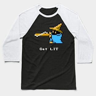 Black Mage - Get LIT Baseball T-Shirt